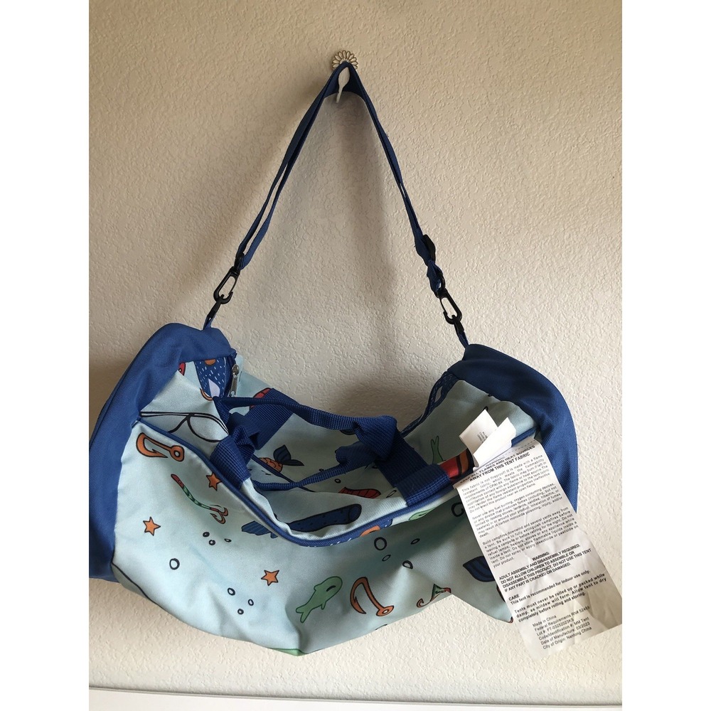 Kids Fishing Duffle Bag camping overnight
